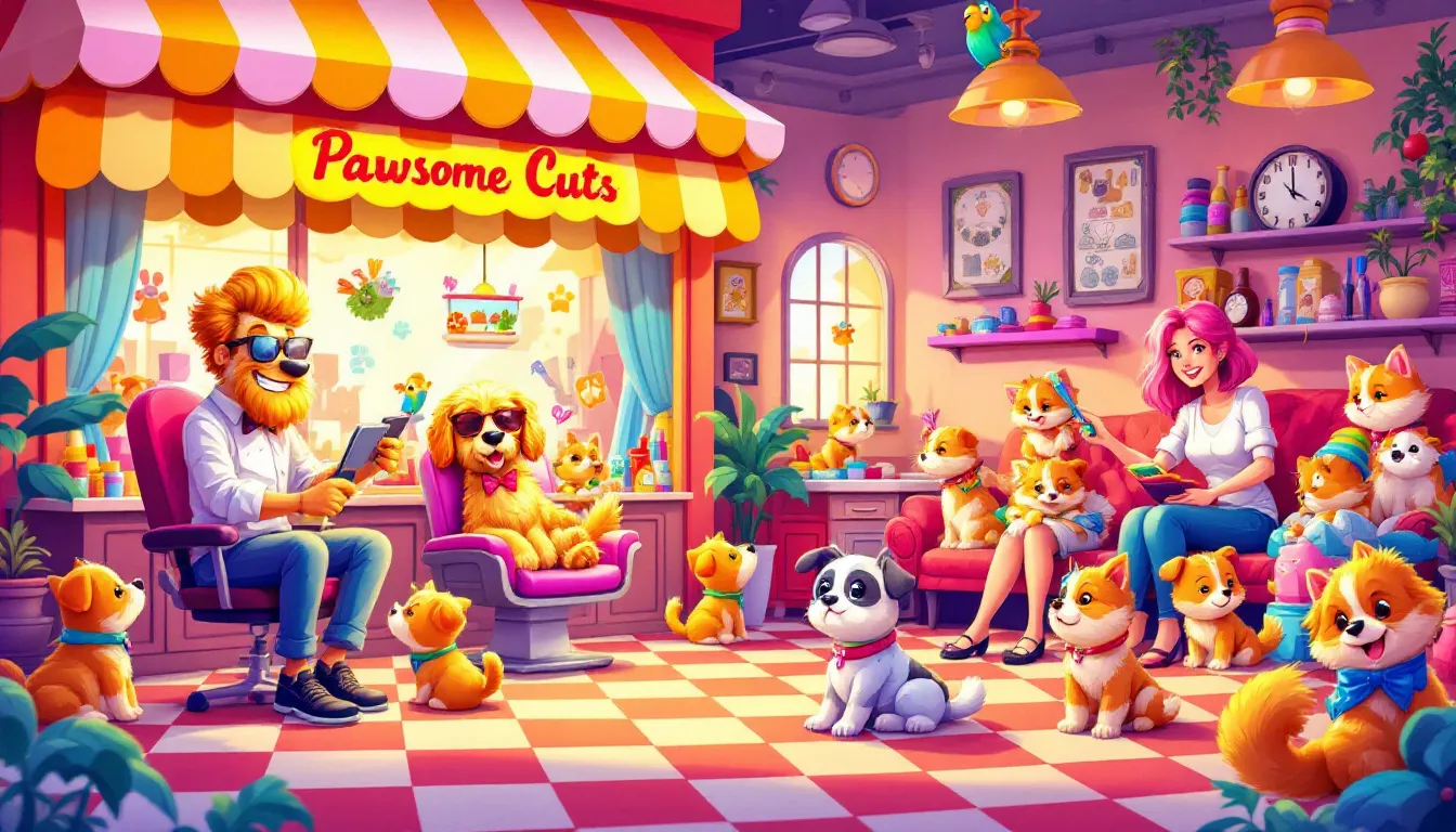 Mobile grooming services providing convenience for pet owners.